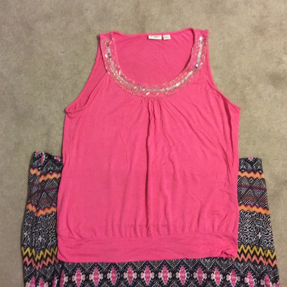 Embellished tank top